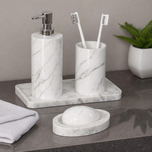 Baymera Marble Bathroom Set