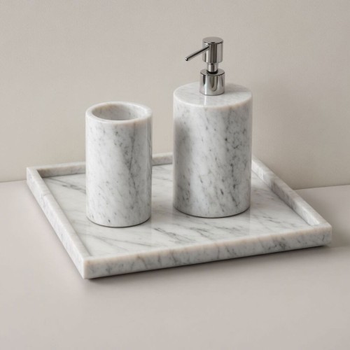 Набор из 3 предметов для ванной комнаты Nova Marble