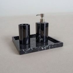 Strom Marble Bathroom Set of 3 Strom Marble Bathroom Set of 3