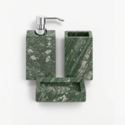 Verde Marble Bathroom Set of 3 Verde Marble Bathroom Set of 3