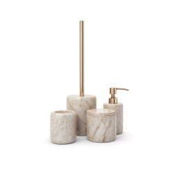 Elen Marble Bathroom Set of 4 Elen Marble Bathroom Set of 4