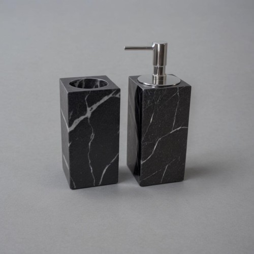 Estela Marble Bathroom Set of 2