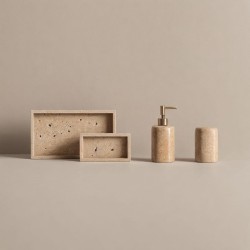 Eva Traverten Banyo 4'lü Set 