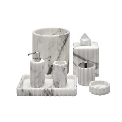 Pablo Marble Bathroom Set of 7 Pablo Marble Bathroom Set of 7