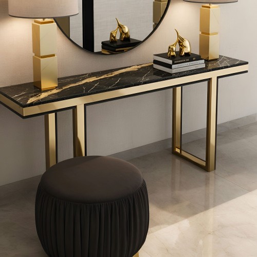 Gold Ayaklı Mermer Dresuar