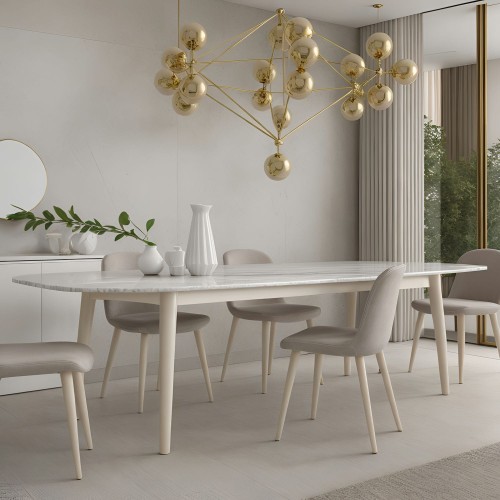 marble dining table