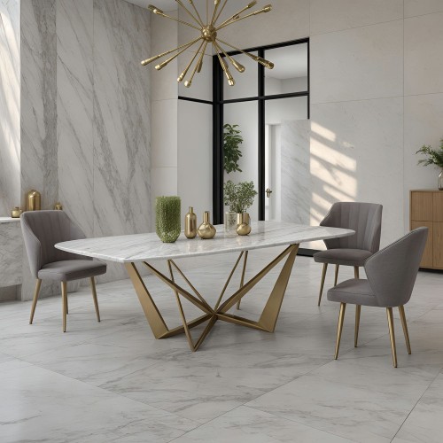 marble dining table