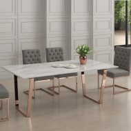 Picasso Mermer Yemek Masası