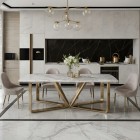 Real Travertine Dining Tables: Elegance & Durability