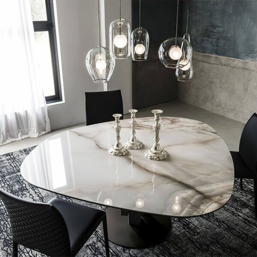 marble dining table