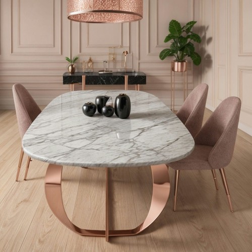 marble dining table