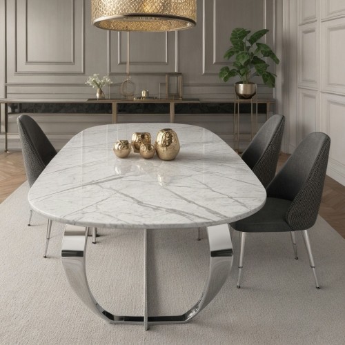 marble dining table