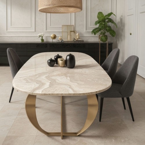 marble dining table