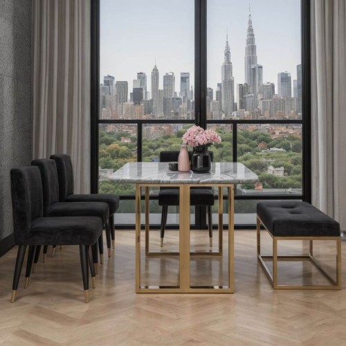 marble dining table