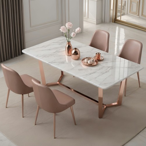 marble dining table