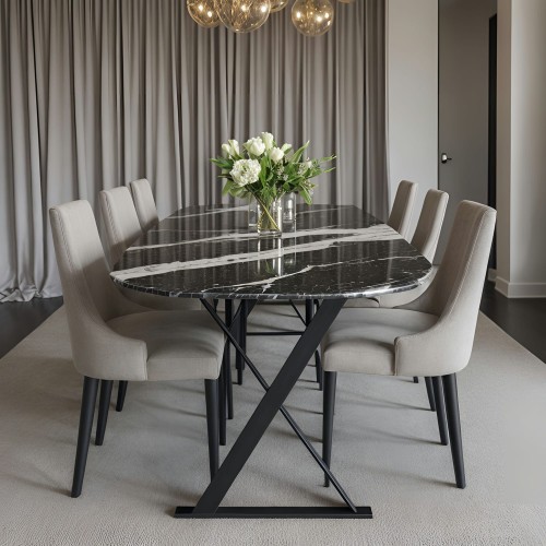 marble dining table