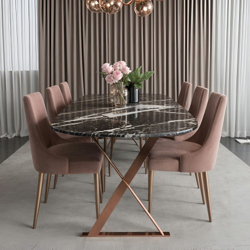 marble dining table