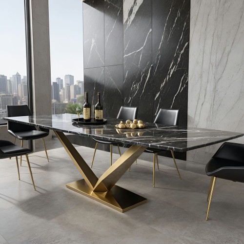 marble dining table