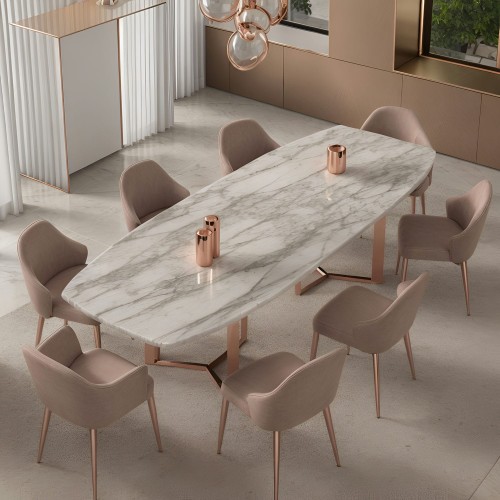 marble dining table