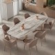 marble dining table