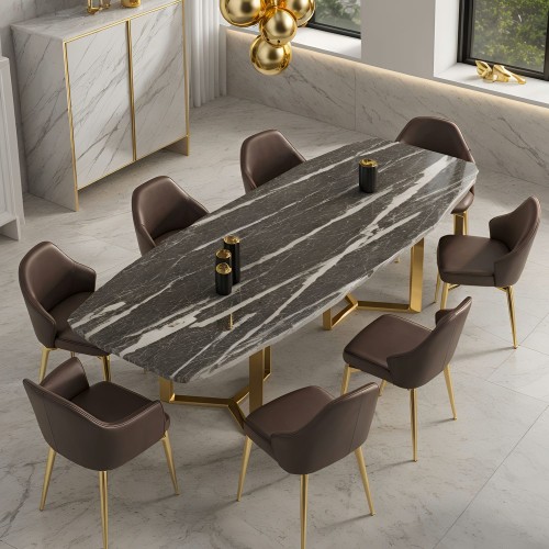 marble dining table