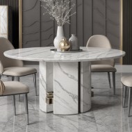 Esstisch aus Boca-Marmor Esstisch aus Boca-Marmor