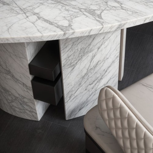 marble dining table