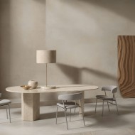 Entra Traverten Yemek Masası