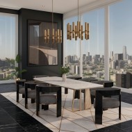 Poruss Marble Dining Table