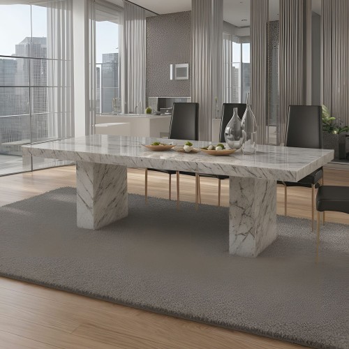 marble dining table