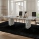 marble dining table