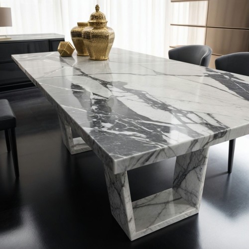 marble dining table