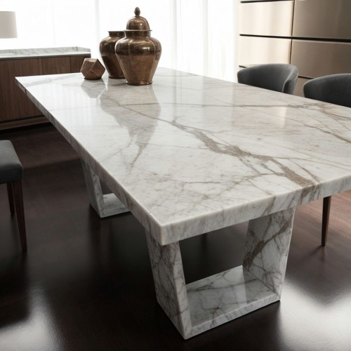 marble dining table