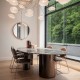 marble dining table