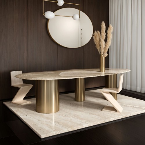 marble dining table