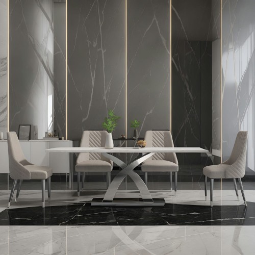 marble dining table