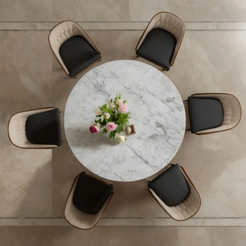 marble dining table