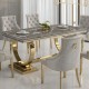 marble dining table