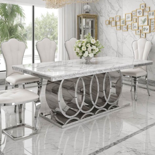 marble dining table