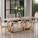 marble dining table