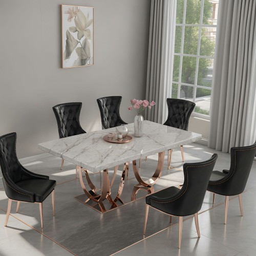 marble dining table