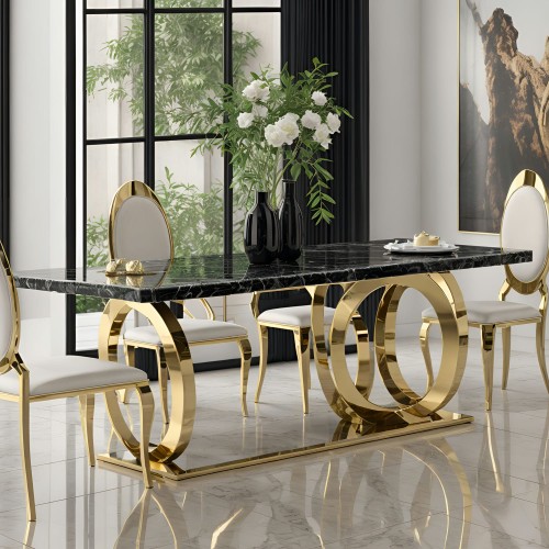 marble dining table