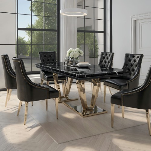 marble dining table