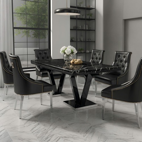 marble dining table