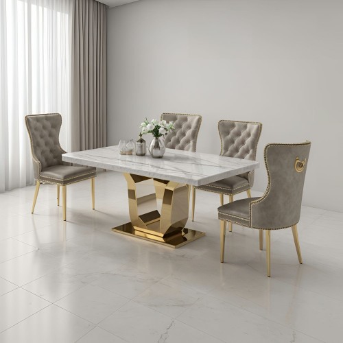 marble dining table