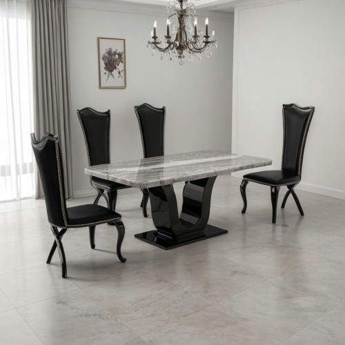 marble dining table