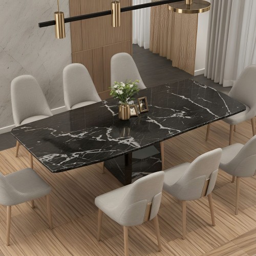 marble dining table