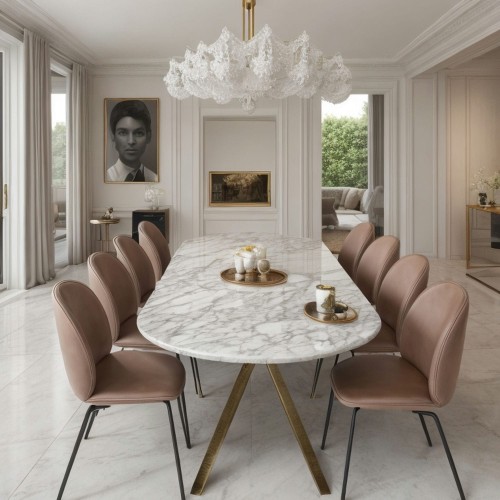 marble dining table