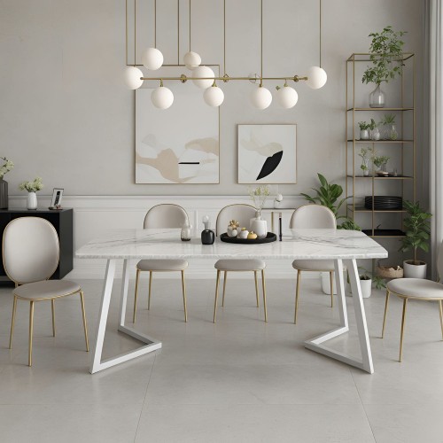 marble dining table