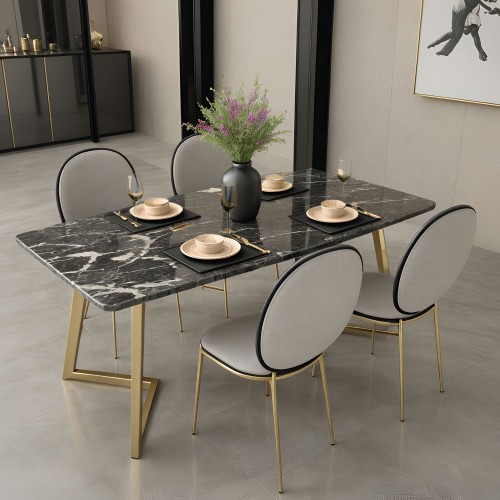 marble dining table